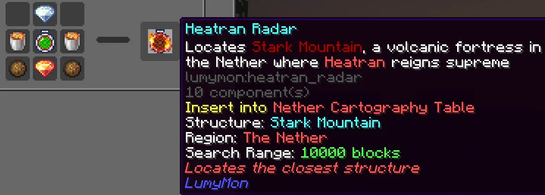 Craft the Heatran Radar - Image 1